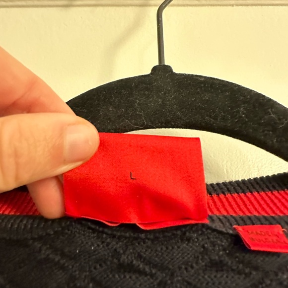 HUGO MENS NAVY SWEATER, COLOR: NAVY, SIZE: L - Picture 3 of 5